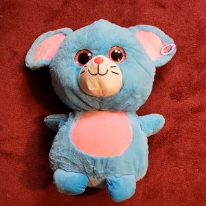 Nanco Novelty 26" Plump Pal Blue/Pink Mouse Plush, NWT